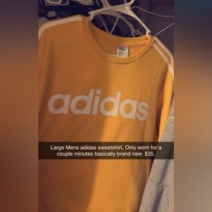 Adidas Sweatshirt Men’s large.